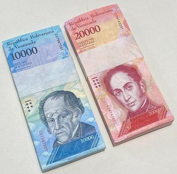 Venezuela. - 100 x 10 000 and 100 x 20 000 Bolívares - 2017 beschikbaar voor biedingen