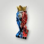 RED - Sculpture, King lion frenchy - 30 cm - Résine - 2026