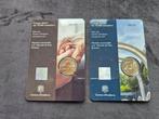 Andorre. 2 Euro 2021 Meritxell + Elderly Care (2 stuks), Postzegels en Munten