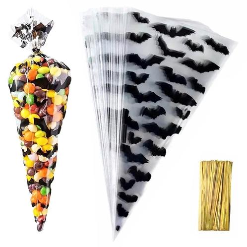 Fako Bijoux® - 15x Cellofaan Puntzakken Vleermuis 34x17cm -, Divers, Emballage cadeau, Envoi