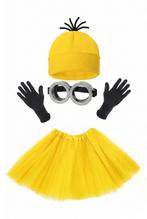 Minion Kostuum met rokje  Geel, Verzenden