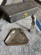 Bureauset (2) - Zilverbrons, .750 (18 kt) goud, Verguld,, Verzamelen, Nieuw