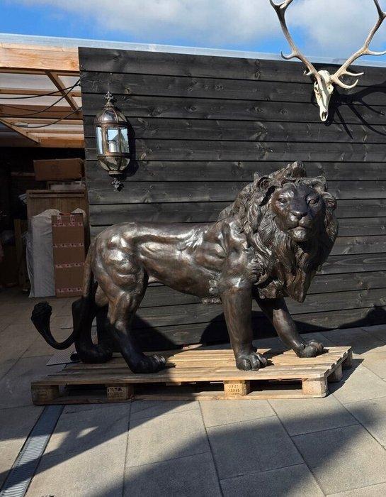 Beeld, XXL Lion 230cm - Guard 205kg - 140 cm - Brons - 2026, Antiek en Kunst, Curiosa en Brocante