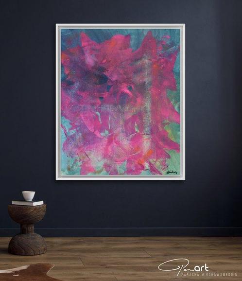 Parscha Mirghawameddin - Purple Skylight - XXL, Antiek en Kunst, Kunst | Schilderijen | Modern