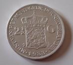 Nederland. Wilhelmina. 2 1/2 Gulden 1933 (Zonder