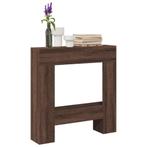 vidaXL Haardombouw 81x18x82 cm bewerkt hout bruin, Huis en Inrichting, Kachels, Verzenden, Nieuw