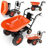 Elektrische kruiwagen - 2 in 1 - 120L - tot 300 kg - oranje, Tuin en Terras, Kruiwagens, Ophalen of Verzenden, Nieuw