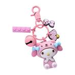 Sanrio - My Melody Sleutelhanger met charms, Collections, Porte-clés, Verzenden