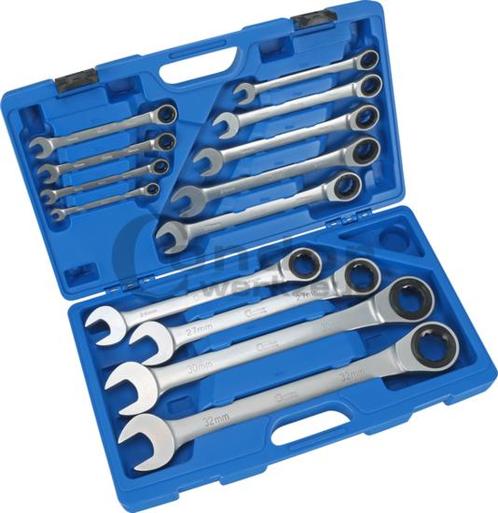 Ratelsleutel set 8-32 mm, 13-delig, Auto diversen, Autogereedschap, Verzenden
