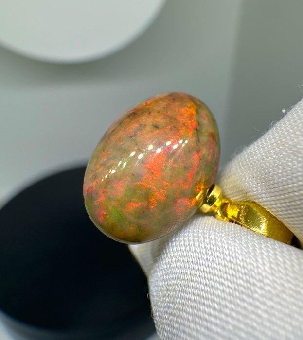 Opaal Sieraden - Hoogte: 19 mm - Breedte: 15.5 mm- 1 g - (1), Collections, Minéraux & Fossiles