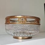 Vonêche - Saladier - Cristal, laiton doré - Coupe Napoléon