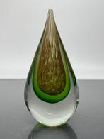 Vaas - Glas - Beeldhouwkunst Druppels, Antiek en Kunst