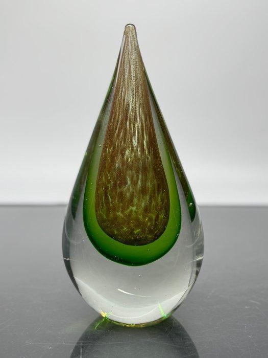 Vaas - Glas - Beeldhouwkunst Druppels, Antiek en Kunst, Antiek | Glaswerk en Kristal