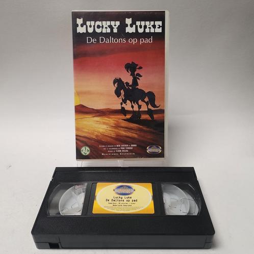 Lucky Luke de Daltons op Pad VHS, Cd's en Dvd's, VHS | Kinderen en Jeugd, Zo goed als nieuw, Ophalen of Verzenden