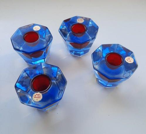 Kaarsenstandaard met oor (4) - Muranoglas - ondergedompeld, Antiek en Kunst, Antiek | Glaswerk en Kristal