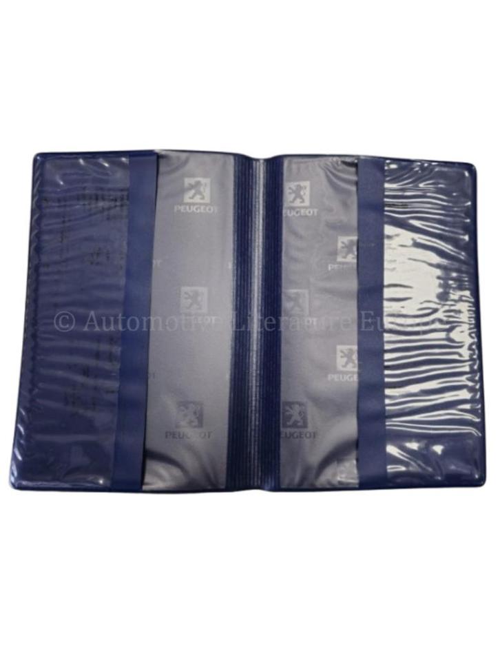 PEUGEOT 106 206 206CC 1007 807 BOORDMAP BLAUW, Auto diversen, Handleidingen en Instructieboekjes