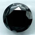 Diamant - 3.50 ct - Briljant - Black - N/A, Nieuw