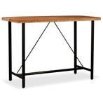 vidaXL Table de bar Bois massif dAcacia 150x70x107 cm, Maison & Meubles, Tables | Tables à manger, Neuf, Verzenden