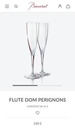 Baccarat - Flûte à champagne (6) - Dom Pérignon - Cristal -