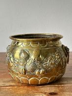 Jardinière - Messing - Met decor van fruit