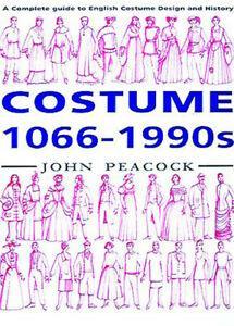 Costume, 1066-1990s by John Peacock (Paperback), Livres, Livres Autre, Envoi