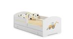 Kinderbed Tractor 160x80 met Matras - Retour Deal -55% Ko..., Kinderen en Baby's, Verzenden, Nieuw, 70 tot 85 cm, Lattenbodem