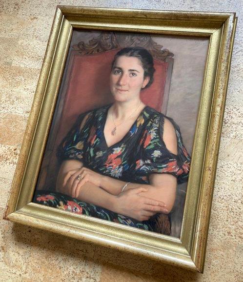 Margarete Simrock-Michael (1870-1940) - Portrait of a Seated, Antiek en Kunst, Kunst | Schilderijen | Klassiek