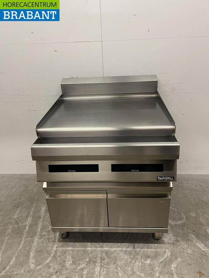 Zernike Flashgrill inox plancha Smooth 2 zones 80 cm 400V, Zakelijke goederen, Horeca | Overige, Verzenden