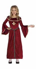 Prinses Kostuum Meisje Middeleeuwen, Kinderen en Baby's, Carnavalskleding en Verkleedspullen, Nieuw, Verzenden