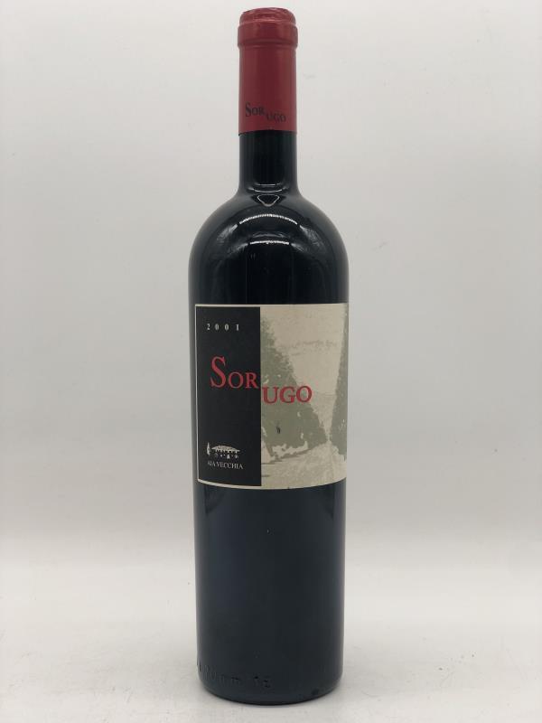 1 x 75cl Rosso di Toscane Sor Ugo Aia Vecchia 2001 (rood), Verzamelen, Wijnen, Italië, Rode wijn, Nieuw, Ophalen of Verzenden