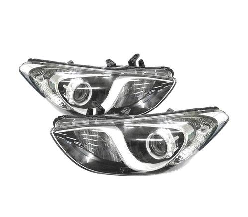 Phares Pour Hyundai I30 12- Interieur Chromé Noir, Auto-onderdelen, Verlichting, Verzenden