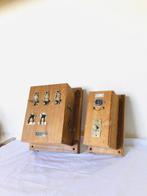 Picart-Lebas & FRT - Analoge telefoon - Hout, Messing - Twee, Antiek en Kunst