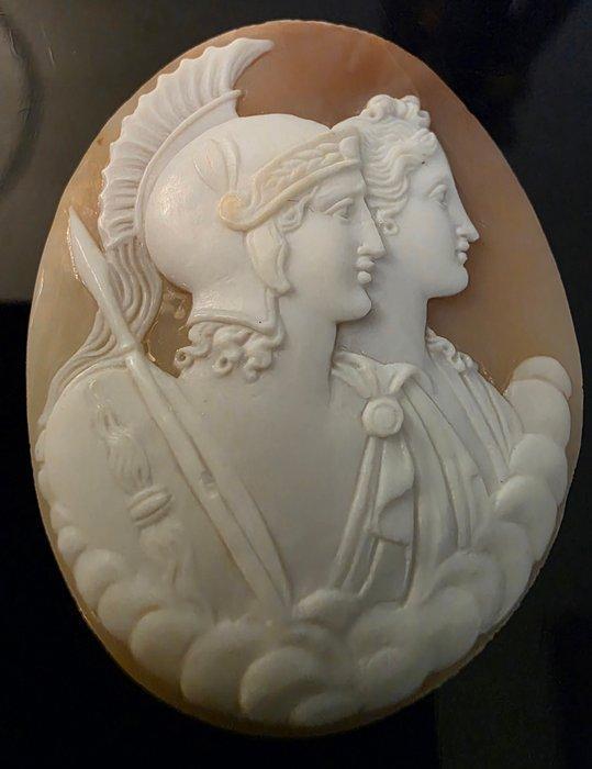 schelp Cameo - Replica na een antiek, Antiquités & Art, Antiquités | Autres Antiquités