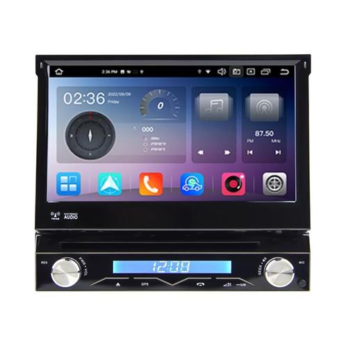 Klapscherm Carplay 1 DIN autoradio navigatie WIFI Android 13, Autos : Divers, Navigation de voiture, Envoi