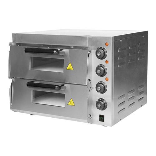 Pizza oven (40x40cm)x02 | 3kW | elke kamer is voorzien van, Zakelijke goederen, Horeca | Keukenapparatuur, Nieuw in verpakking