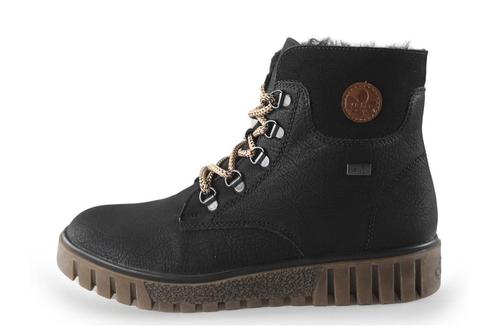 Rieker Veterboots in maat 39 Zwart | 5% extra korting, Kleding | Dames, Schoenen, Zwart, Zo goed als nieuw, Overige typen, Verzenden