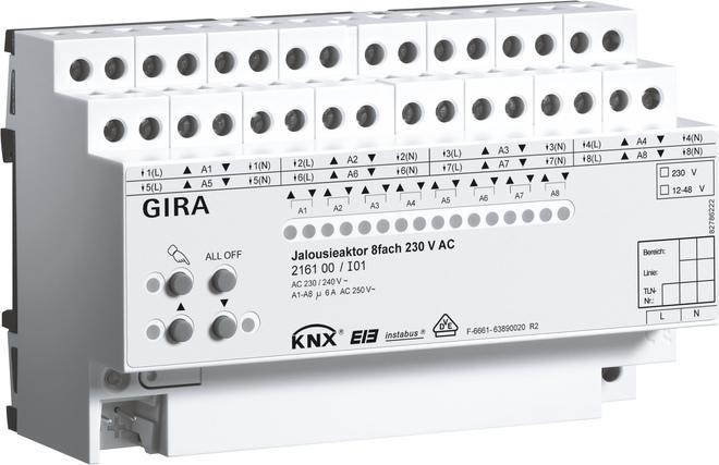 Gira KNX Busrailsysteem voor Jaloezie- en rolluikbesturing -, Doe-het-zelf en Bouw, Elektriciteit en Kabels, Verzenden