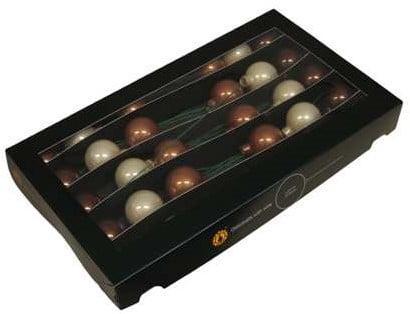 Kerstballen op Lange draad Opal Natural 4 cm 30 stuks, Maison & Meubles, Accessoires pour la Maison | Plantes & Fleurs artificielles