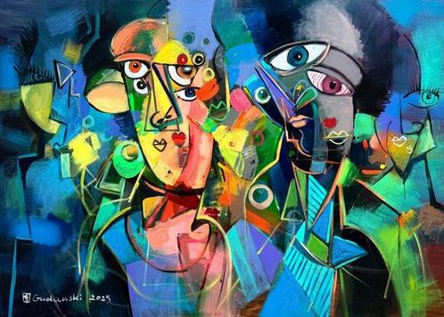 Andrzej Gudaski - Infatuation XXL, Antiek en Kunst, Kunst | Schilderijen | Modern