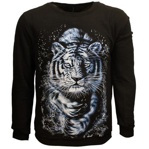 Witte Tijger Sweater Trui met Voering - Origineel Design, Kleding | Heren, Truien en Vesten