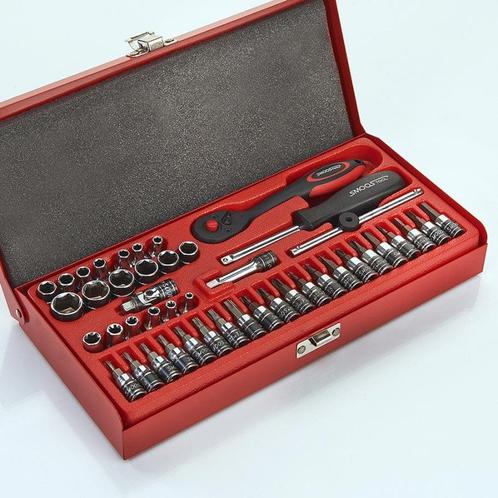 Smoos Dopsleutelset 1/4 opname  45-delig - Smoos, Doe-het-zelf en Bouw, Gereedschap | Handgereedschap, Ophalen of Verzenden