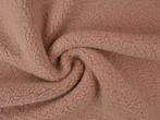 10 meter teddy bont - oud roze - Bouclé stoffen, Verzenden, 120 cm of meer, Roze, Polyester