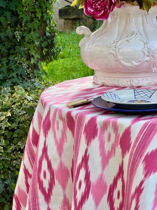 Ottomaanse ikat-stijl tafelkleed voor ruime tafels. -, Antiek en Kunst, Kunst | Designobjecten