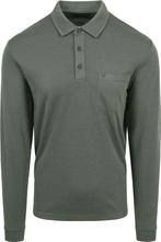 Casa Moda Long Sleeve Polo Groen maat Maat 52/54 (L) Heren, Maat 52/54 (L), Verzenden, Nieuw, Casa Moda