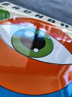 Bauhaus - enamel sign BAUHAUS grünes Auge Emailschild