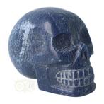 Blauwe kwarts kristallen schedel 1170 gram, Nieuw, Verzenden