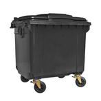 Container 1100 liter 1370x1085x1315 mm grijs jong gebruikt, Huis en Inrichting, Ophalen of Verzenden, Nieuw