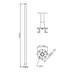 Bieden: Comrod Antenna VHF AV8 1.7 m 2 dBi 118-144 MHz, Ophalen of Verzenden