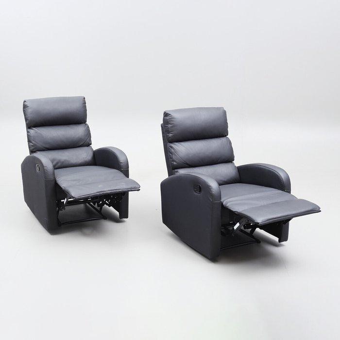 Unknown - Fauteuil (2) - Leder, Antiek en Kunst, Kunst | Designobjecten