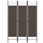 vidaXL Kamerscherm met 3 panelen 120x180 cm antraciet, Huis en Inrichting, Woonaccessoires | Overige, Verzenden, Nieuw